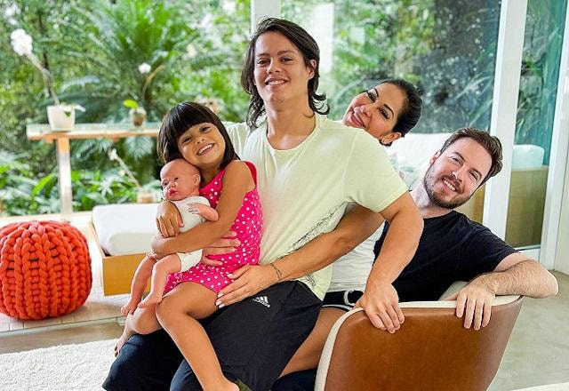 Thiago Nigro, Maíra Cardi e filhos