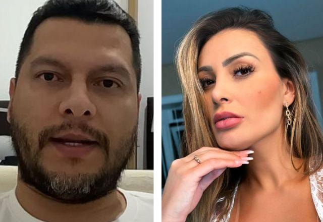 Andressa Urach e Thiago Lopes