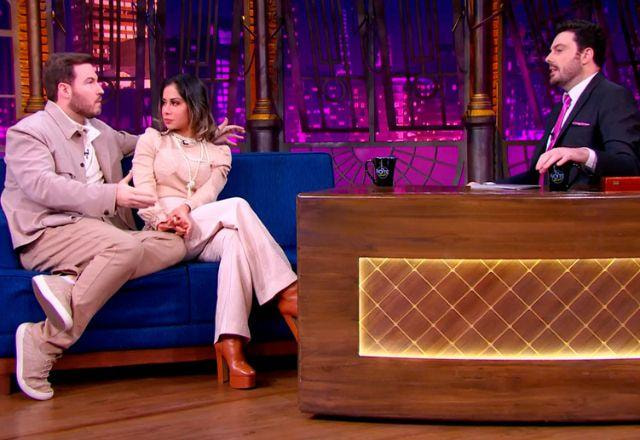 Maíra Cardi e Primo Rico no The Noite