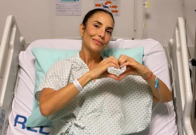 Ivete Sangalo no hospital