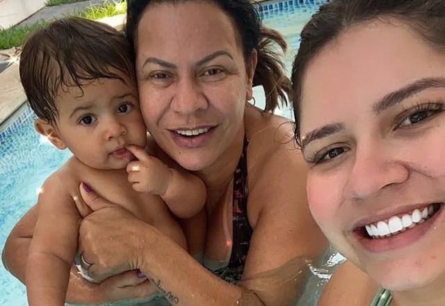 Léo, Dona Ruth e Marília Mendonça