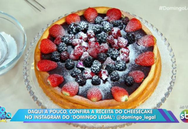 Trecho da receita do Domingo Legal