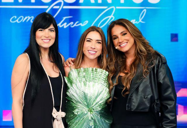 Fernanda Brum, Patricia Abravanel e Sarah Beatriz