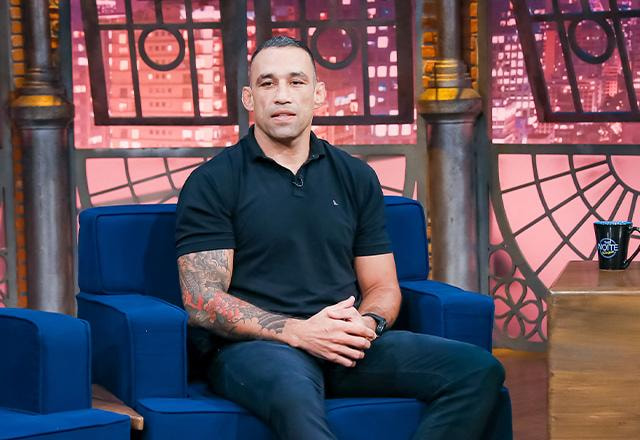Fabricio Werdum durante o The Noite.