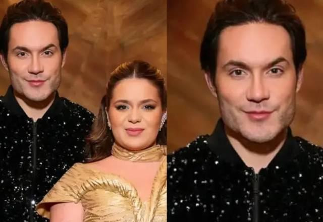 Eliezer e Viih Tube posam em evento