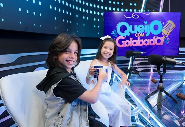 Miguel Trajano, Antonella Dez, Ana Zimerman e Nicholas Torres no Queijo com Goiabada