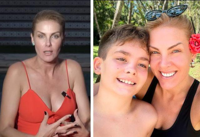 Ana Hickmann e filho