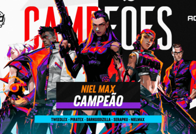 NIEL MAX é campeão da Copa PcD Agon by AOC