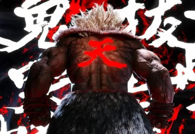 Imagem promocional de Akuma em Street Fighter 6