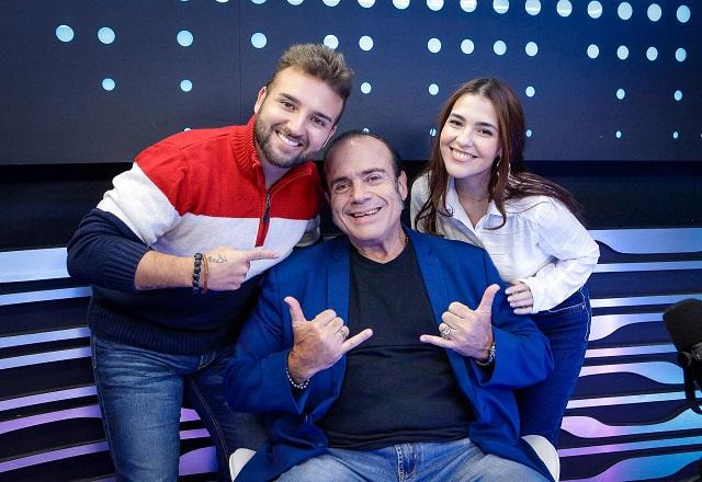 André Mattos, Ana Zimerman e Nicholas Torres no Queijo com Goiabada