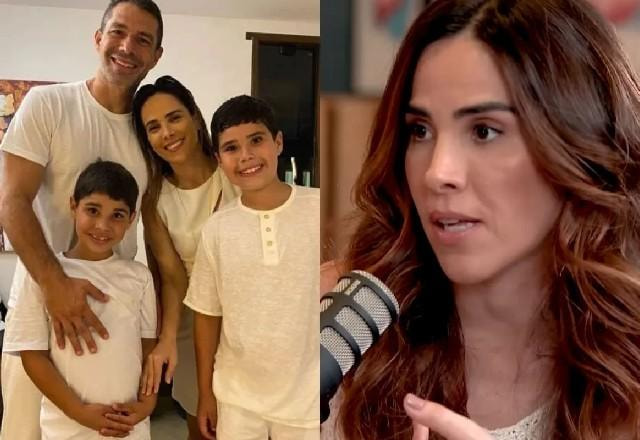 Wanessa Camargo com os filhos e Marcus Buaiz