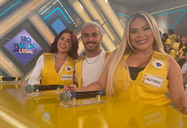 Nathalia Valente, Yuri Meirelles e Kally Fonseca