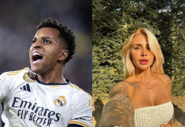 Bruna Rotta e Rodrygo Goes