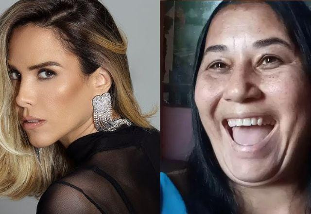 Wanessa Camargo à esquerda; Cleo Loyola à direita