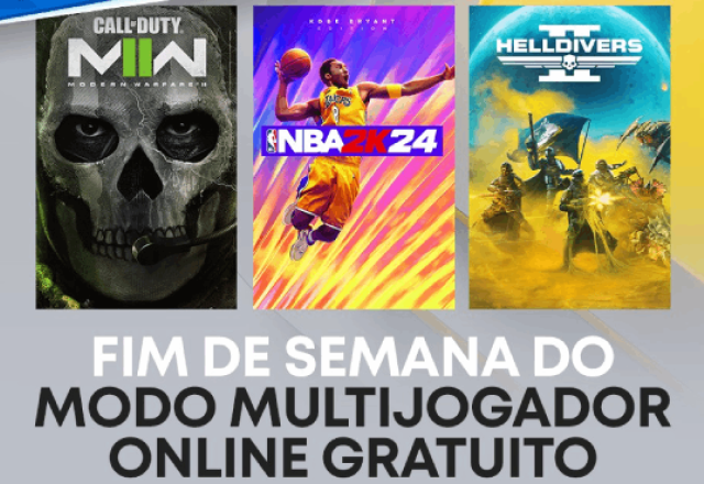 PlayStation terá final de semana gratuito no multiplayer online