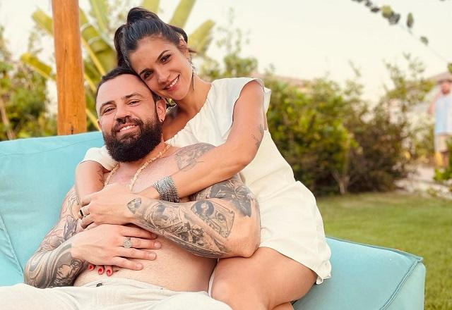 Marcella Barra e Mateus em foto