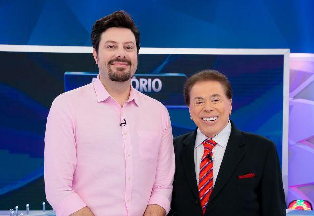 Danilo Gentili e Silvio Santos