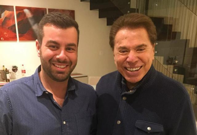 Fernando Poli e Silvio Santos