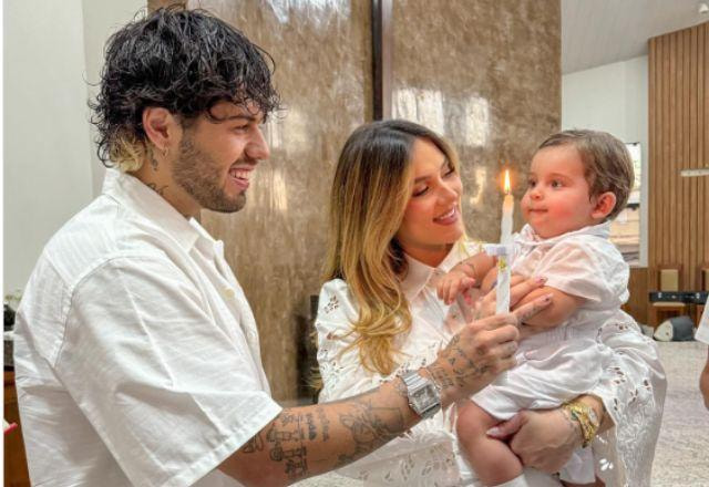 Virginia Fonseca celebra batizado do sobrinho e afilhado Gabriel em cerimônia familiar