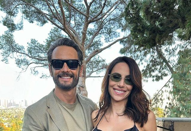 Rodrigo Santoro e esposa em foto