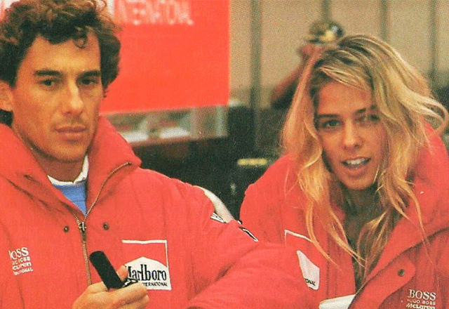 Adriane Galisteu e Ayrton Senna