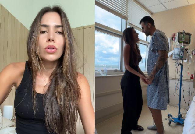 Adriana Sant'Anna celebra alta hospitalar do marido, Rodrigão, após cirurgia