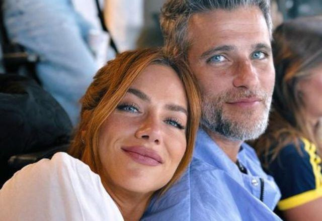 Giovanna Ewbank e Bruno Gagliasso posam para foto