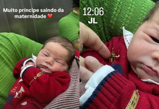 José Leonardo, filho de Virginia e Zé Felipe