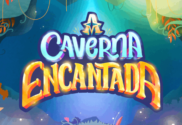 Logo da novela A Caverna Encantada