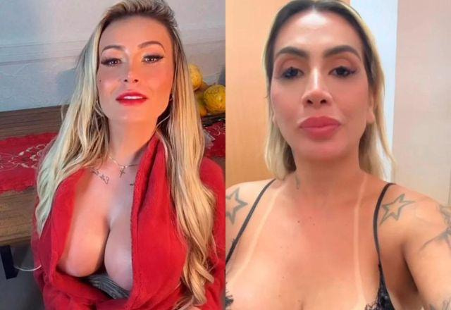 Andressa Ferrari e Juju Ferrari lado a lado