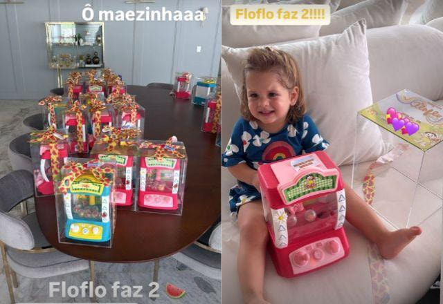 Maria Flor convite de aniversário