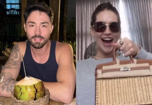 A apresentadora Virginia e Rico Melquiades