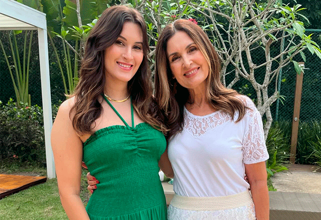 Fatima Bernardes e filha