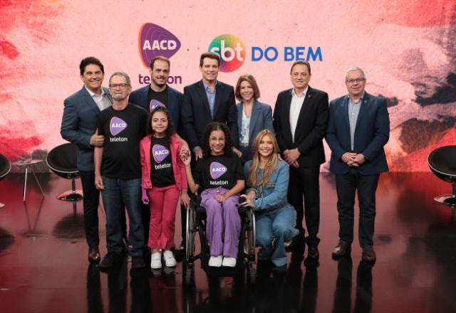 SBT e AACD juntos na coletiva de imprensa do Teleton 2024