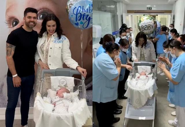 nadja haddad e o filho