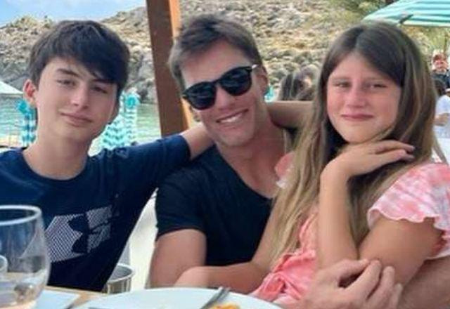 Tom Brady e filhos