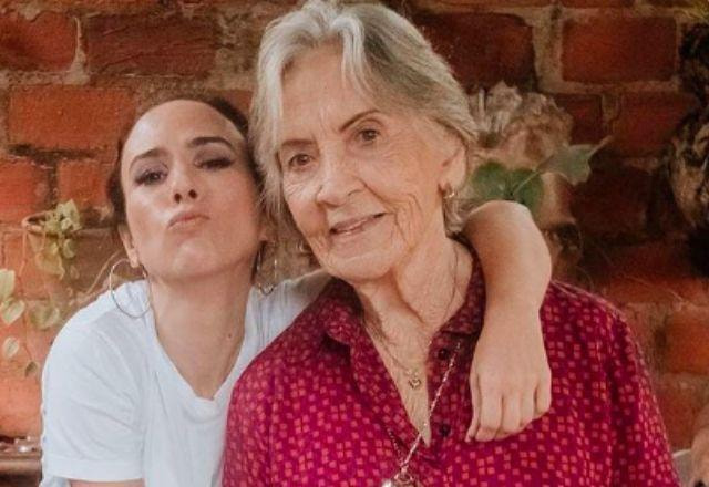 Tata Werneck e avó