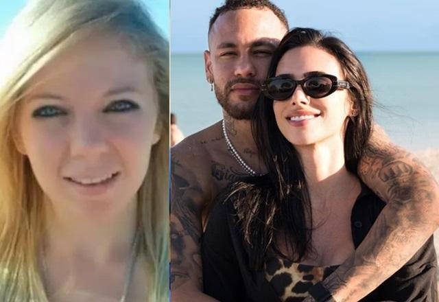 Neymar e Bruna Biancard e Gabriella