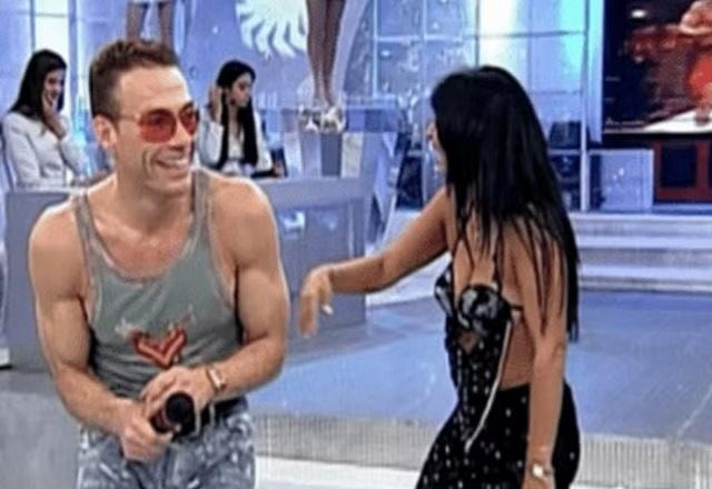 Van Damme e Gretchen