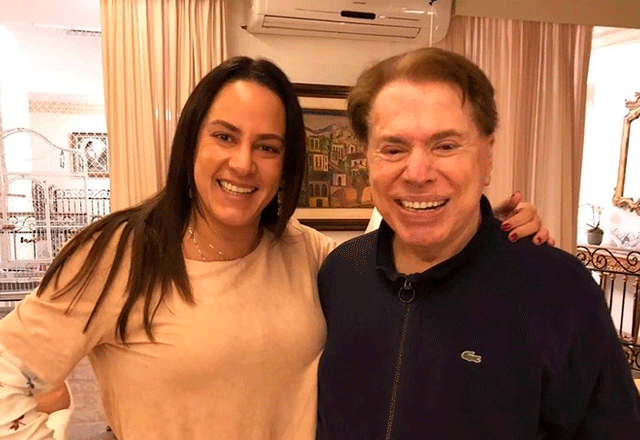 Silvia Abravanel e Silvio Santos