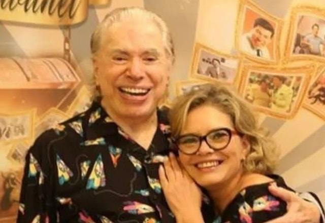 Cintia Abravanel e Silvio Santos