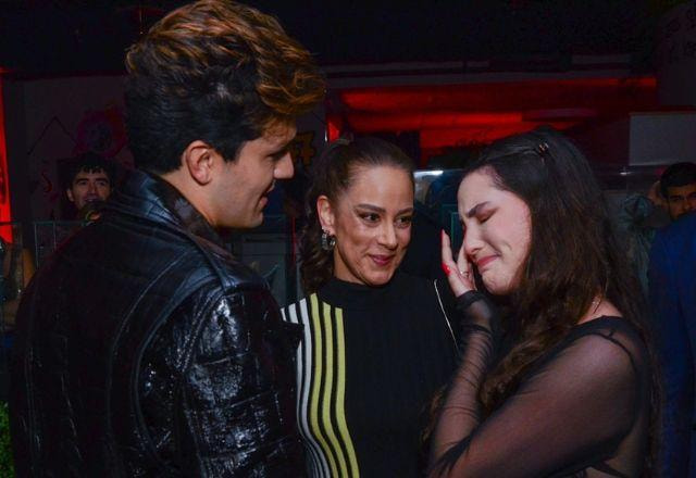 Luan Santana, Silvia Abravanel e Luana Abravanel