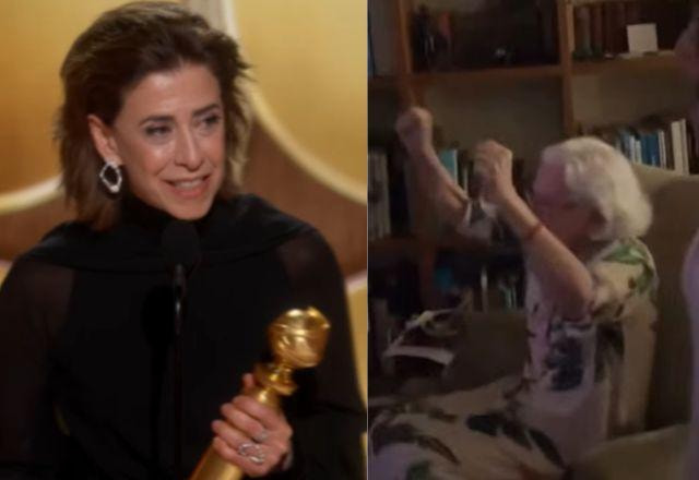 Fernanda Montenegro comemora vitória da filha no Globo de Ouro