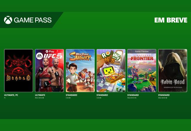 Xbox Game Pass Janeiro 2025