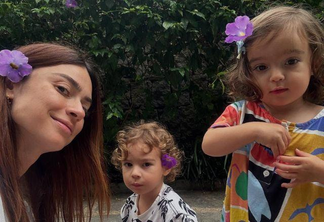 Thaila Ayala, Francisco e Tereza, seus filhos