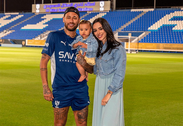 Bruna Biancardi, Neymar e a filha do casal