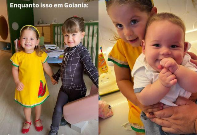 Maria Alice, Maria Flor e José Leonardo