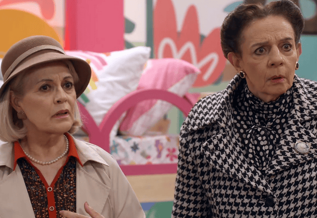 Shirley e Wanda chocadas com a revelação de Norma