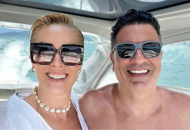 Ana Hickmann e Edu Guedes