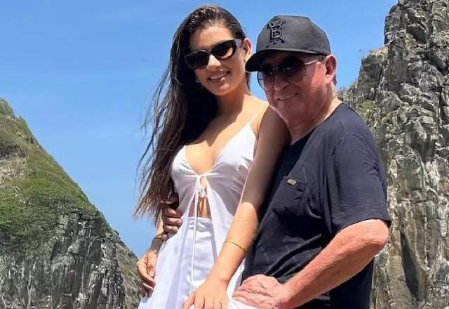Amado batista e namorada